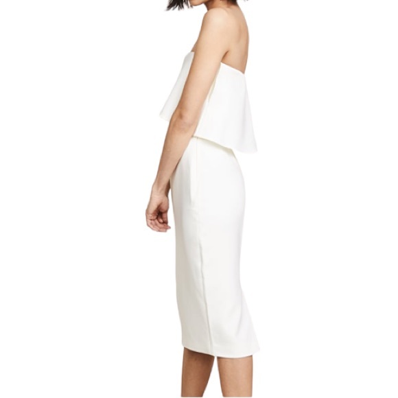 LIKELY White Driggs Dress Size 4 - Picture 6 of 9